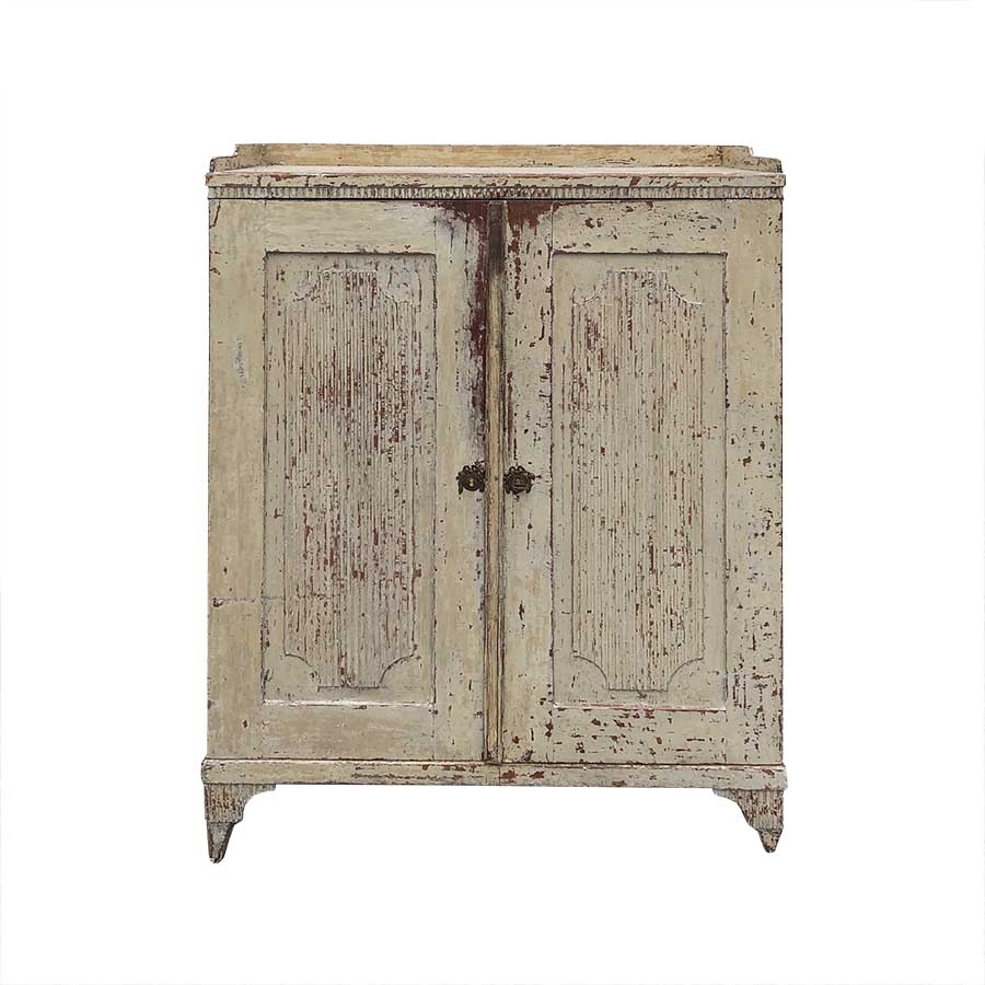 18th Century Gustavian Buffet with Original Paint