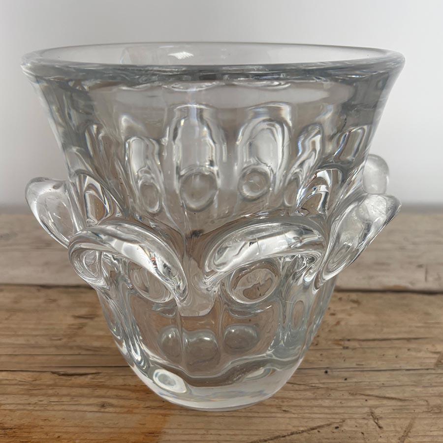 Vase by the Belgium Glass Maker Val Saint Lambert
