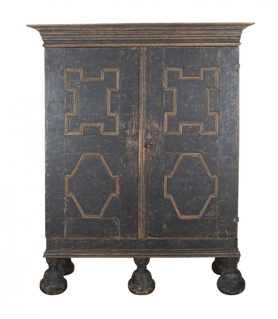 18th Century Swedish Baroque Cabinet