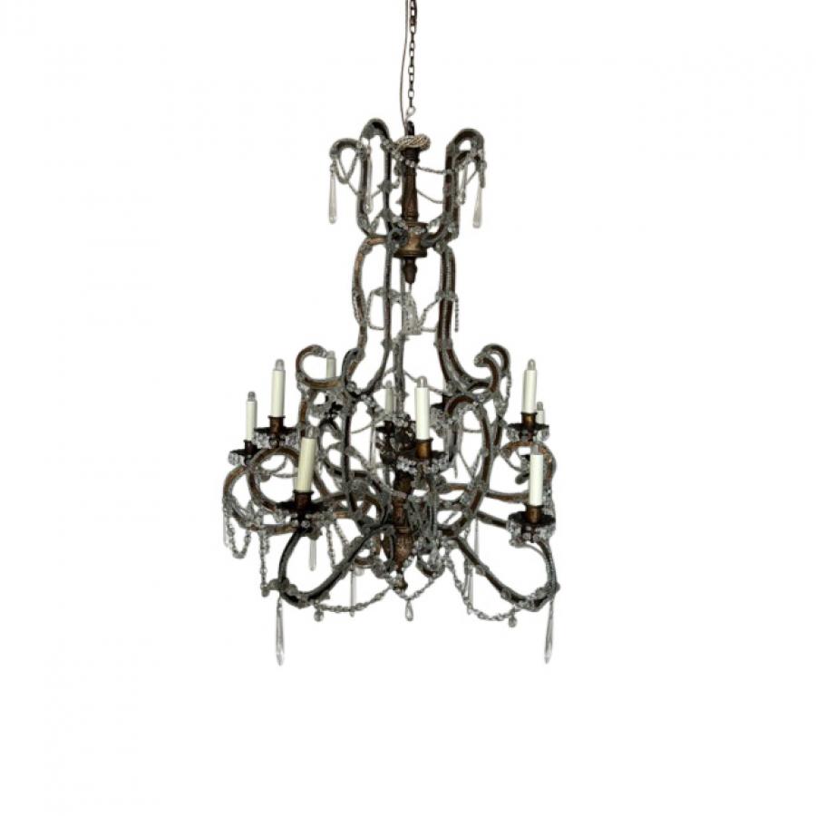 Large Scale 19th Century Italian Chandelier
